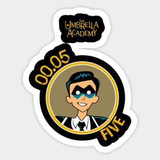 UMBRELLA ACADEMY: FIVE CARTOON Sticker